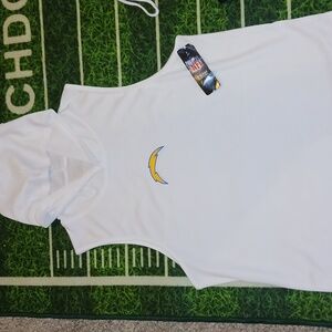 LA Chargers Patriots Men's Sleeveless Dri Fit Hoodie Tank Top NWT